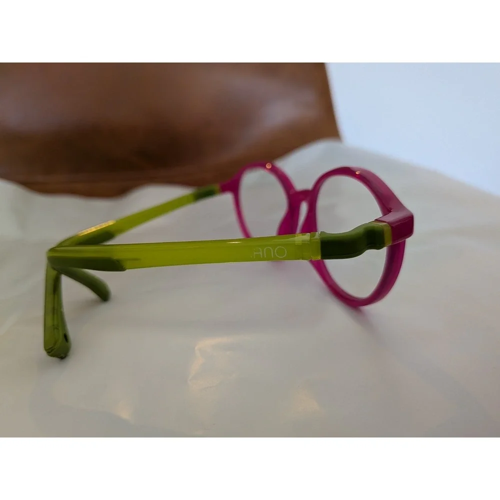 Nano Vista Flicker Raspberry Round Nao3180346 Eyeglasses Frames 46-14-132